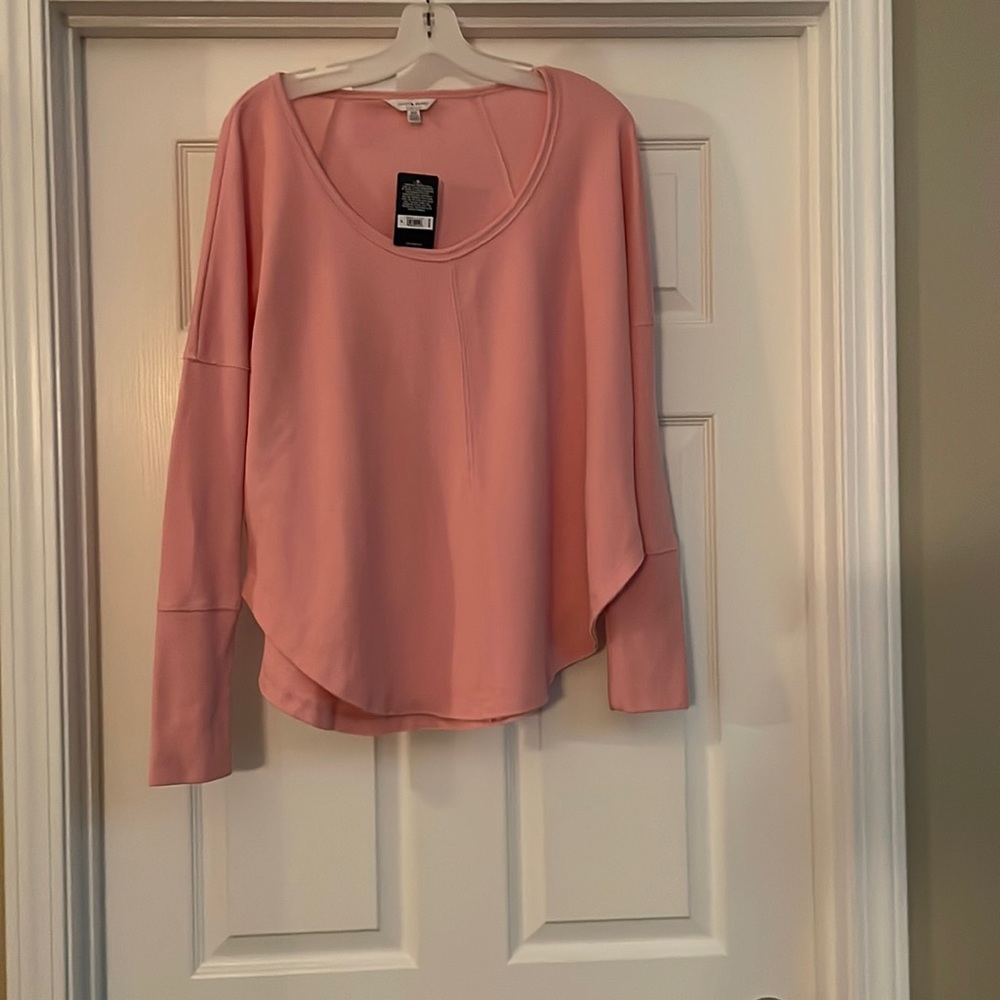 NWT Lucky Brand Pink Thermal Top